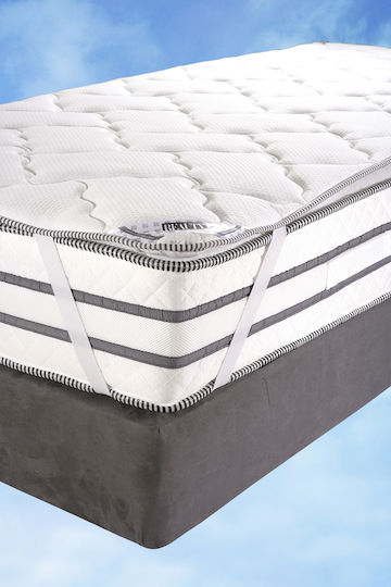 Beauty Home Mattress Topper Single Foam with Straps 100x200x3.5cm