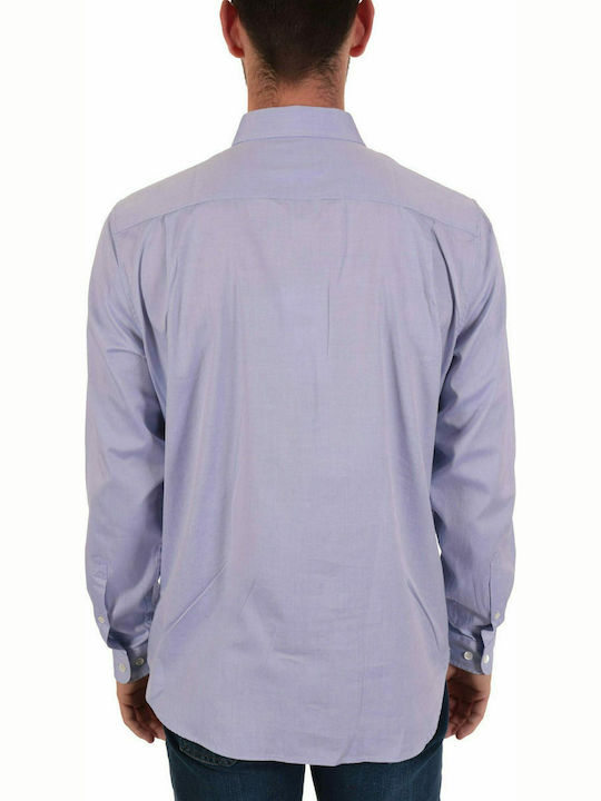 Lacoste Men's Shirt Long Sleeve Cotton Light Blue