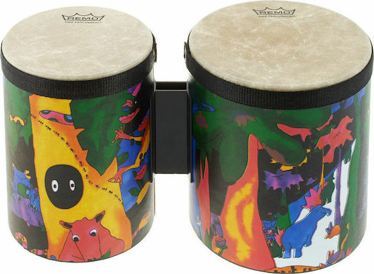 Remo Kids Percussion Bongo Rain Forest