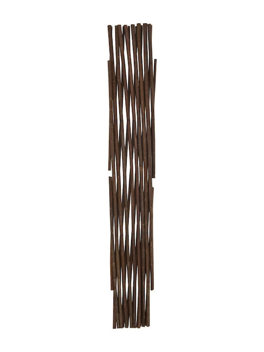 Klappbare Garten-Spaliere aus Holz mit Rhombus-Rasterdesign in Braun Farbe 180x60cm 5Stücke
