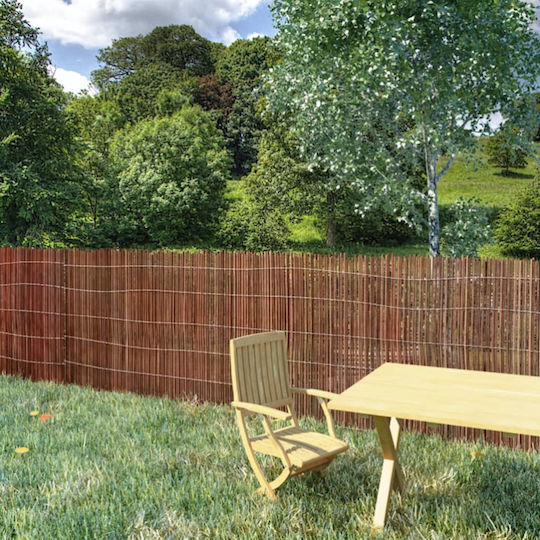 vidaXL Bambuszaun Holz Mit Ganzem Holz 1x3m