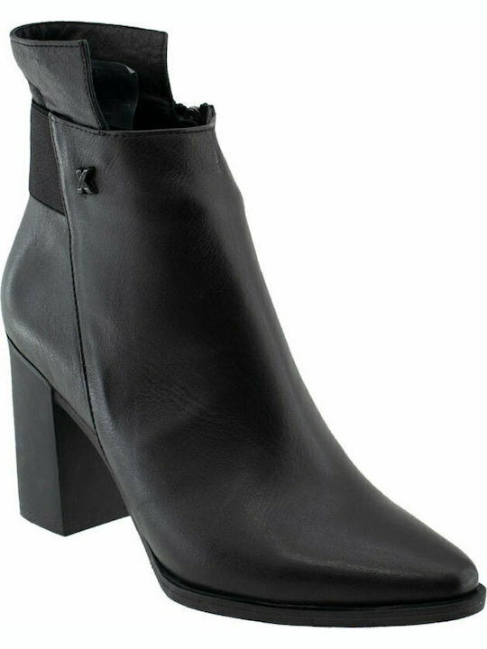 Safe Step 12209 Women's Leather Ankle Boots Black