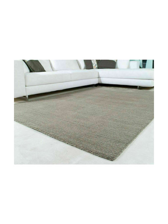 Tapicap Wool Sand Covor Rectangular Natural Light Grey