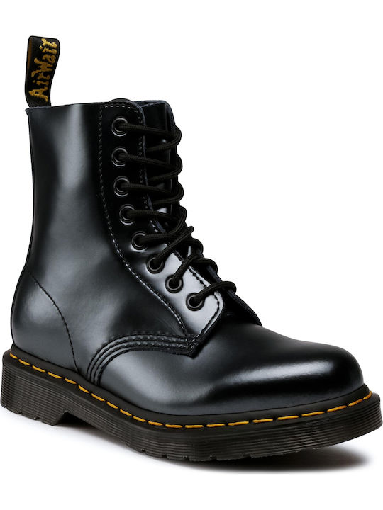 1460 Pascal Leather Black Combat Boots