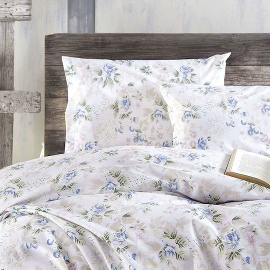 Rythmos Mallory Σετ Υπέρδιπλο Blue 220x240cm 3τμχ Rythmos Mallory Σετ Υπέρδιπλο Blue 220x240cm 3τμχ