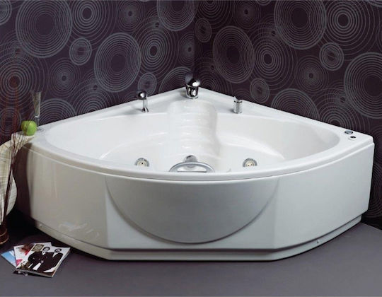 Sanitec Nataly 519 Γωνιακή Μπανιέρα Ακρυλική 150x150x60cm