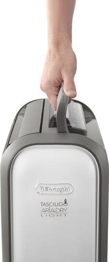 De'Longhi Tasciugo AriaDry Light Αφυγραντήρας Ζεόλιθου με Ιονιστή 7.5lt Γκρι
