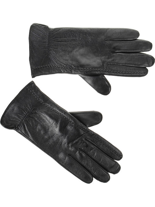 Women's Leather Gloves Black 98862