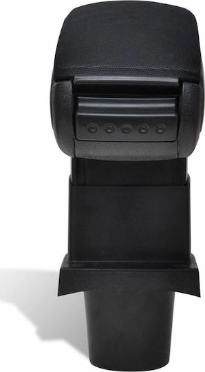 vidaXL Car Fabric Armrest for Toyota Yaris 2008 Black