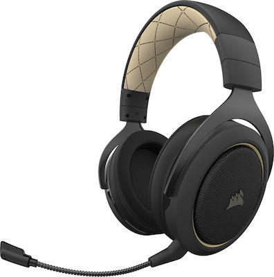 Corsair HS70 PRO Wireless Über Ohr Gaming-Headset mit Verbindung USB Cream