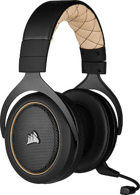 Corsair HS70 PRO Wireless Über Ohr Gaming-Headset mit Verbindung USB Cream