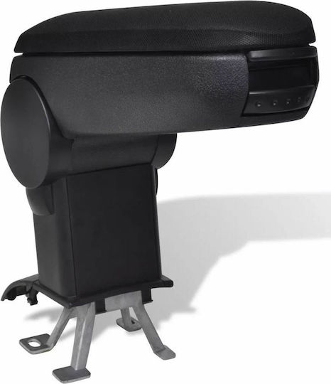 vidaXL Car Fabric Armrest for Volkswagen Polo VW New (2011) Black