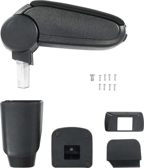 vidaXL Car Fabric Armrest for Peugeot 206 2009 Black