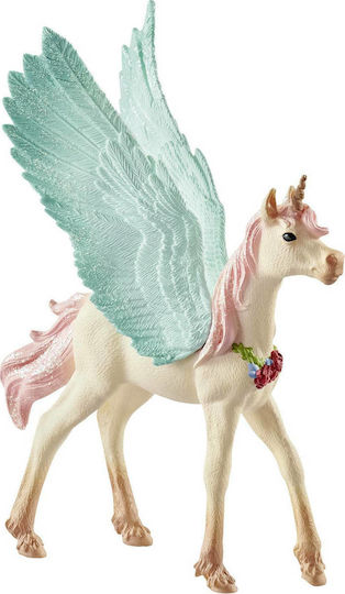 Schleich-S Миниатюрна играчка Decorated Unicorn Pegasus Foal Bayala 9см.