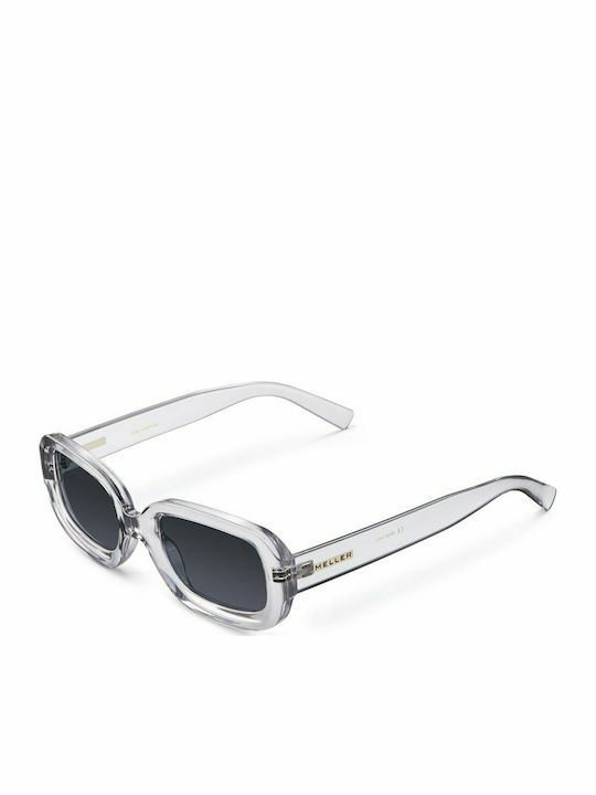 Meller Dashi Women's Sunglasses with Gray Plastic Frame and Black Polarized Lens D-GREYCAR