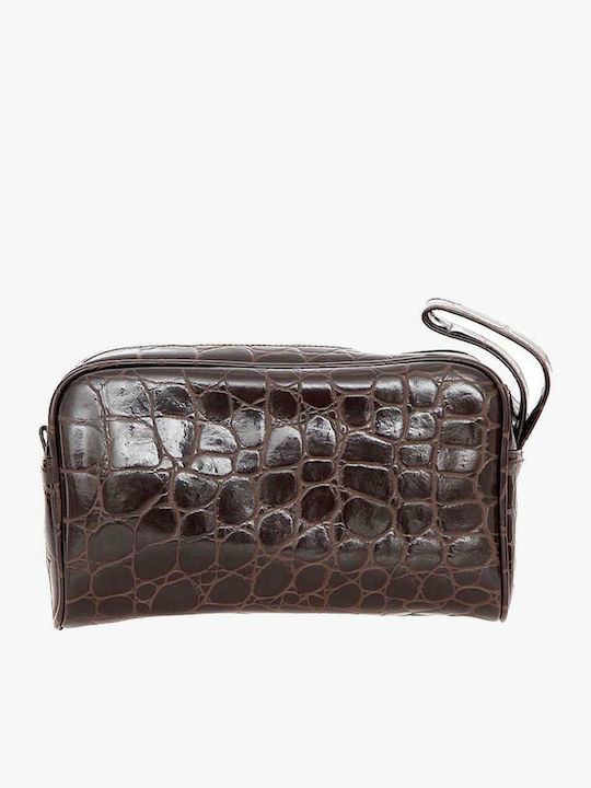 Damen Necessaire 118-430-20 in Braun Farbe 26cm