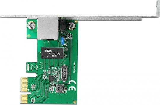 DeLock Ενσύρματη Κάρτα Δικτύου Gigabit (1Gbps) Ethernet PCI-e