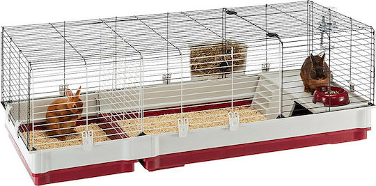 Ferplast Krolik Metallischer Käfig für Kaninchen 142cmx60cmx50cmcm.