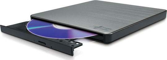Hitachi-LG Data Storage GP60 External DVD/CD Recorder for Laptop / Desktop Silver
