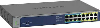 NetGear GS516UP Unmanaged L2 PoE+ Switch with 16 Gigabit (1Gbps) Ethernet Ports