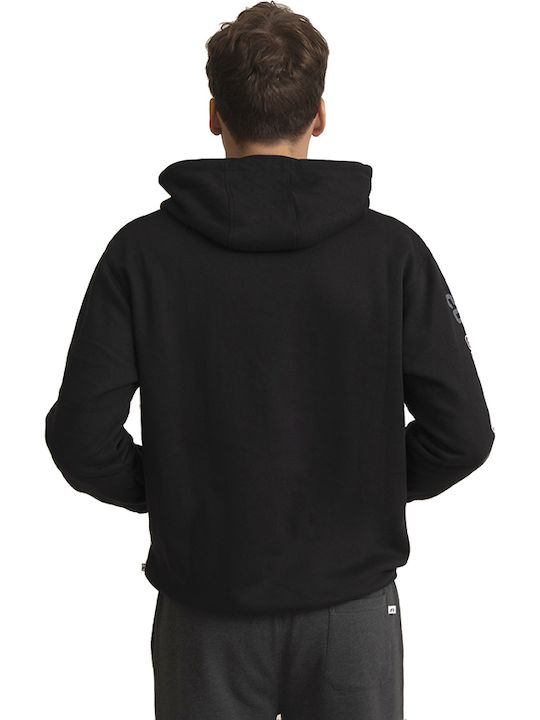 Sweatshirt Für Herren Mit Kapuze Schwarz