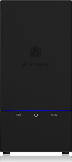 Icy Box Icy Box Case for 2 Hard Drives 2.5" SATA III with Connection USB 3.1 60265