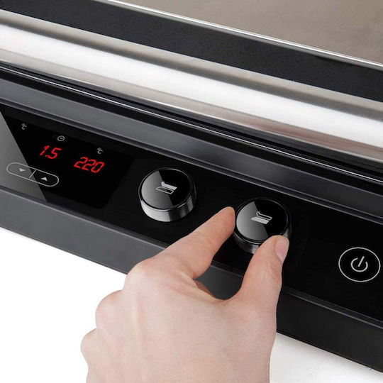 Black & Decker BXGR2000E Sandwichmaker Grill mit Abnehmbaren Platten 2000W Schwarz