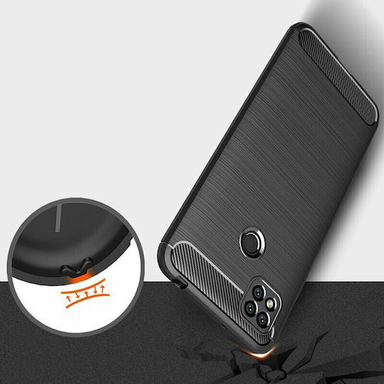 Tech-Protect Back Cover Σιλικόνης Μαύρο (Redmi 9C)