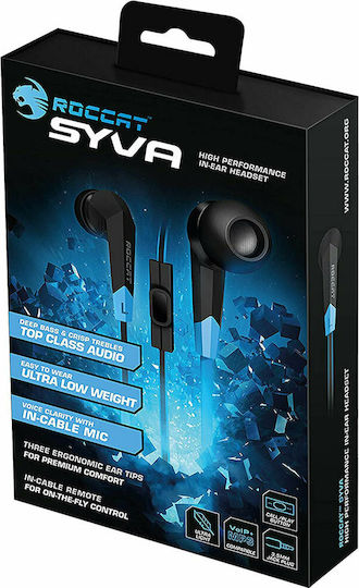 Roccat Syva In-Ear Freihändig Kopfhörer mit Stecker 3.5mm Mehrfarbig