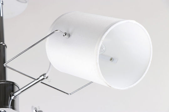 Home Lighting KQ 2654/3 Shiro Pendant Light White with Socket E14, E.14 37x70x37cm