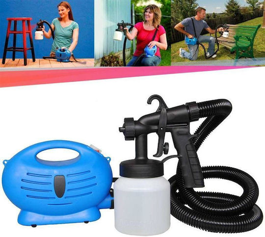 Timeless Tools Hoppline PaintZoom Elektrische Farbspritzpistole mit Behälter 0.8Es