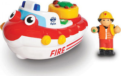 WoW Toys Felix Το Πυροσβεστικό Σκάφος Boat Fire Truck for 3++ Years W01017