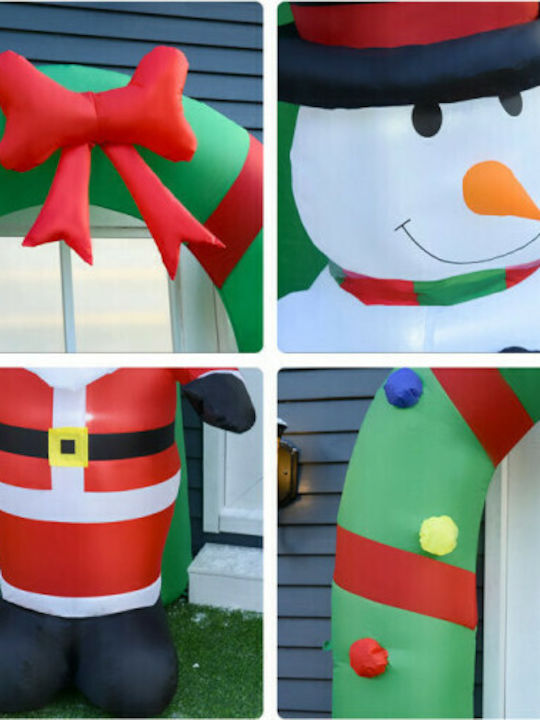 Inflatable Illuminated Santa Claus Electric 244x182x78cm