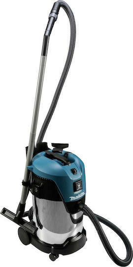 Makita Σκούπα Υγρών / Στερεών 1000W με Ανοξείδωτο Κάδο 30lt