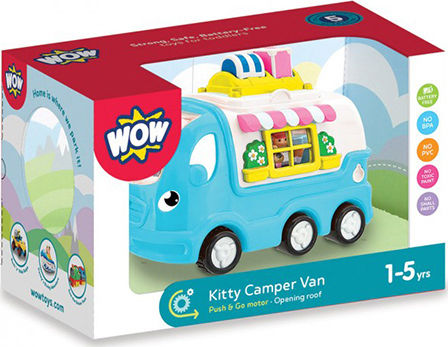 WoW Toys Kitty Τροχόσπιτο για 1.5+ Ετών 18εκ.
