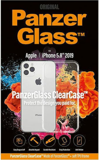 PanzerGlass ClearCase Umschlag Rückseite Kunststoff / Silikon Transparent (iPhone 11 Pro)