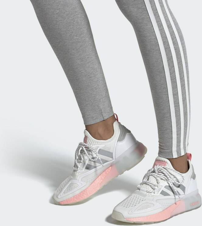 adidas ZX 2K Boost Adidași Pentru Femei Alb Cenușiu Transparent