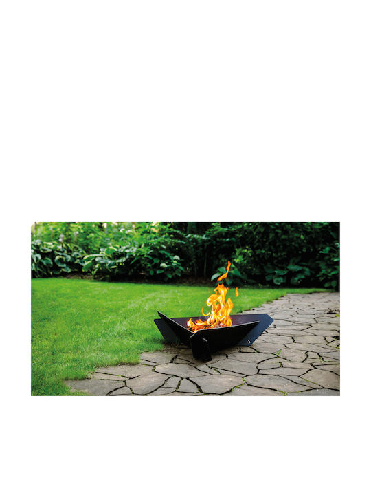 Kratki Firepit Fire / Triangle Black 71x63.5x17.6cm