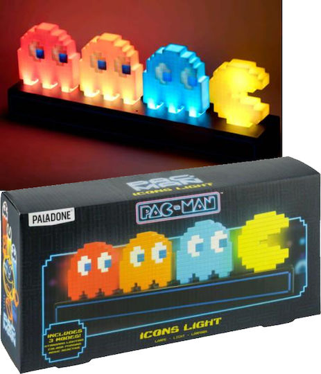 Paladone Детско Декоративно Осветление Pac Man and Ghosts Многоцветен 30x10см