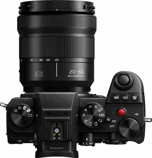 Panasonic Lumix DC-S5 Mirrorless Camera Kit (Lumix S 20-60mm F3.5-5.6) Black