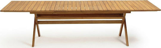 Masă Exterior Din Salcâm Pliabil Realto 200x110x75cm