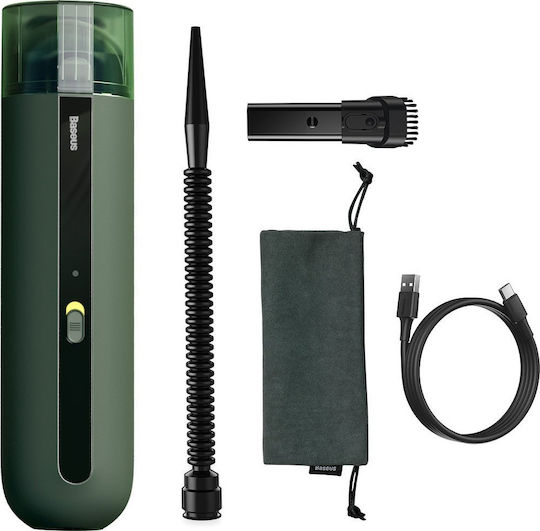 Baseus A2 Wireless Car Handheld Vacuum Dry Vacuuming with Power 70W Rechargeable 5V Green
