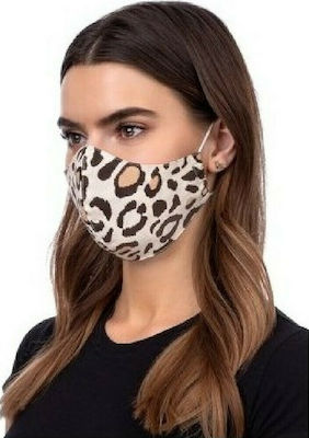 PL Profiled Face Mask Animal Print Panther 1τμχ