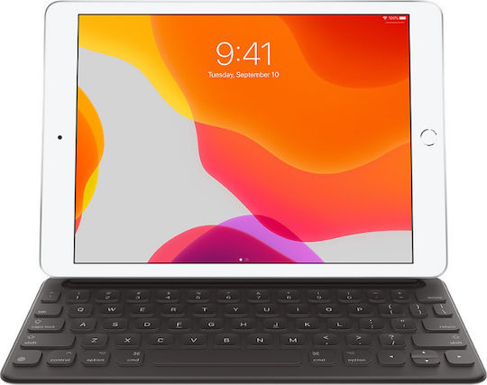 Apple Умен Флип Капак с Клавиатура на Английски Език САЩ Черен iPad 2019/2020/2021 10.2''