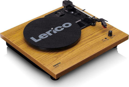 Lenco LS-10 LS-10WD Πικάπ με Belt Drive, Προενίσχυση και Ενσωματωμένα Ηχεία Καφέ
