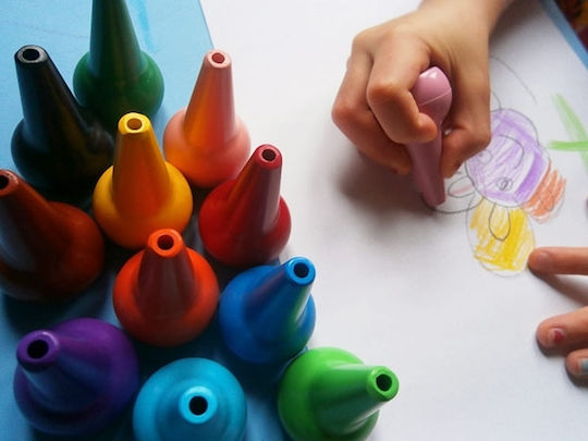 Studio Skinky Playon Crayon Σετ Κηρομπογιές Βασικά Χρώματα 12τμχ