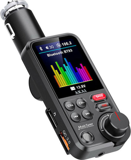 Akai Proffesional FM Car Transmitter FMT-93BT with AUX / MicroSD