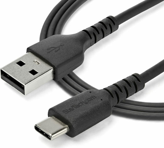 StarTech USB 2.0 Cable USB-C male - USB-A 60W Black 1m (RUSB2AC1MB)
