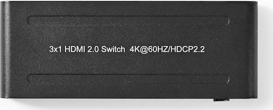 Nedis 3 Inputs/1 Output 4K2K@60Hz HDMI Switch VSWI3473AT