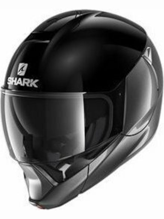 Shark EvoJet Dual Blank Aka Мотоциклетна Каска Обръщаем 1450гр с Sunvisor HE8805E